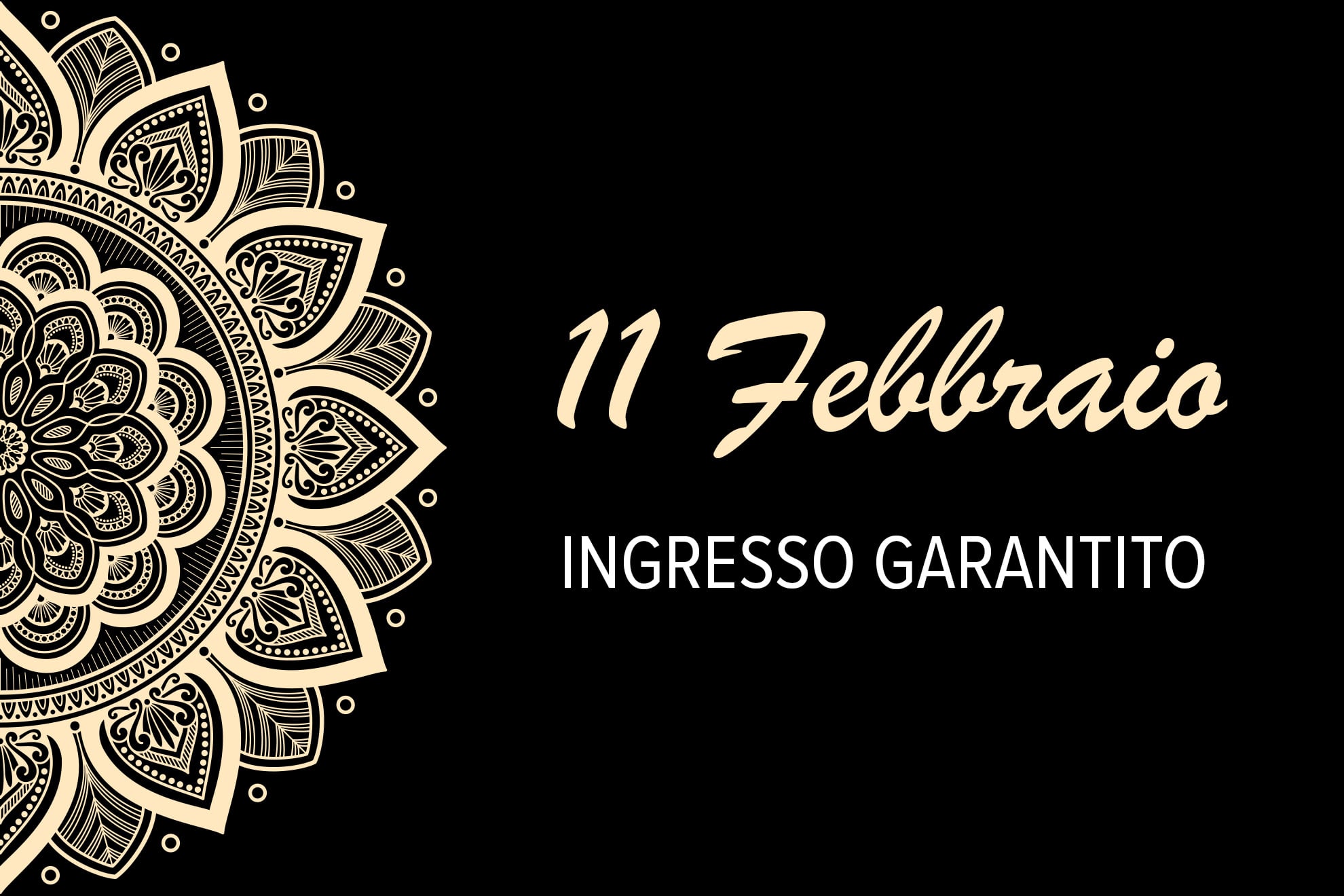 230211 Categoria ingressi garantiti 12 Febbraio - Ingresso garantito