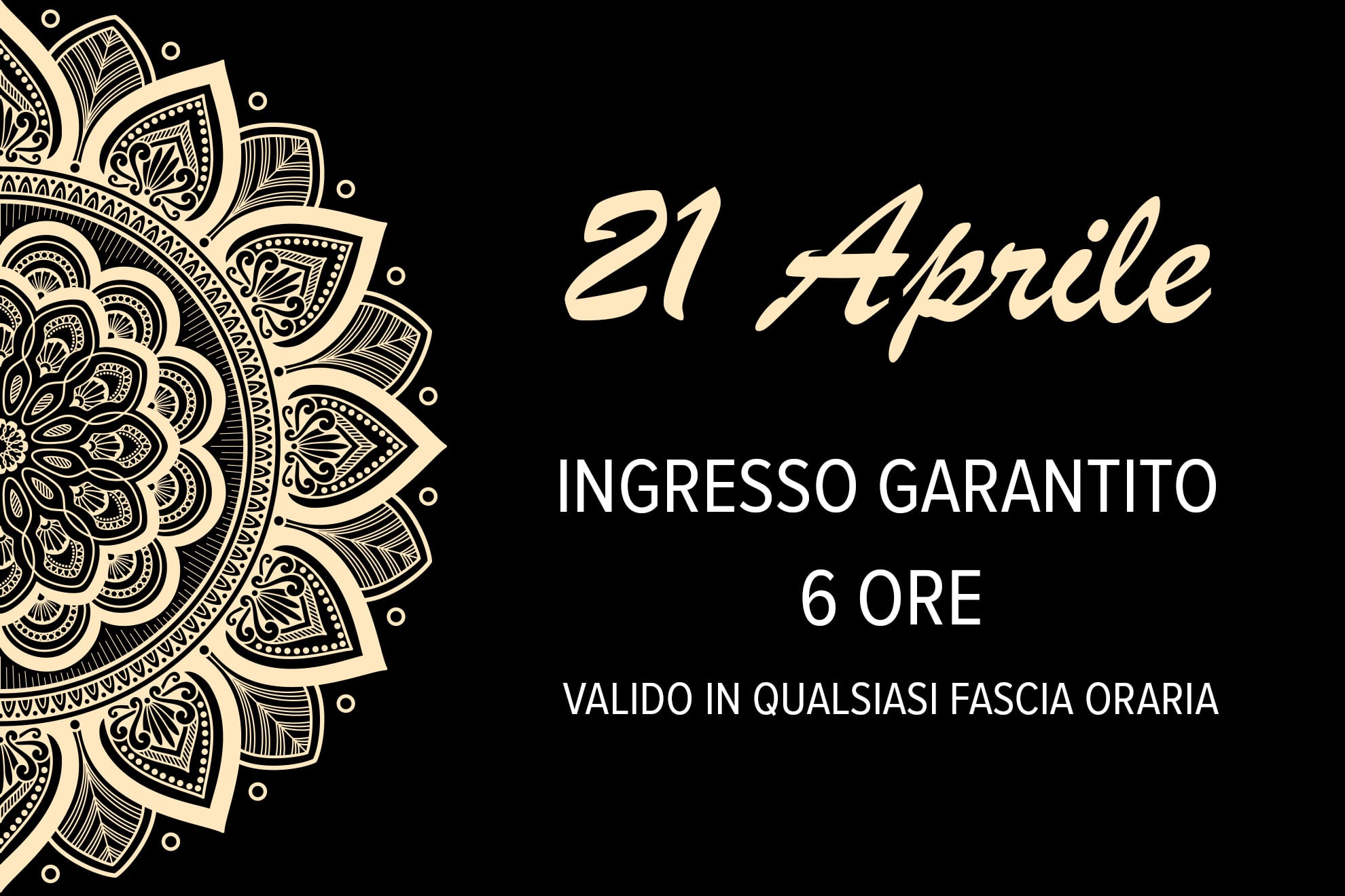 21 Aprile ASMANA ingressi garantiti San Valentino 14 febbraio 2024